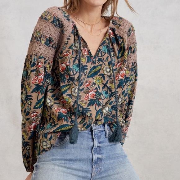 Anthropologie Lenora lace blouse - Picture 3 of 11